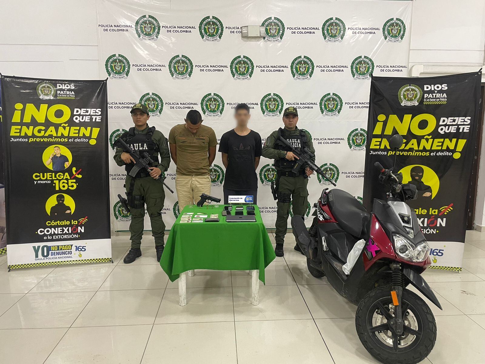 Dos de los capturados fueron enviados a prisión y uno quedó en libertad.