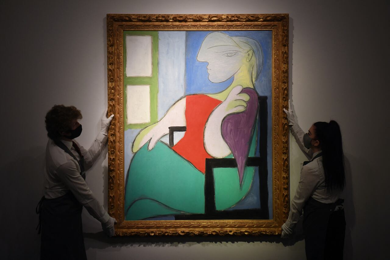 'Femme assise près d'une fenêtre (Marie-Thérèse)' de Pablo Picasso