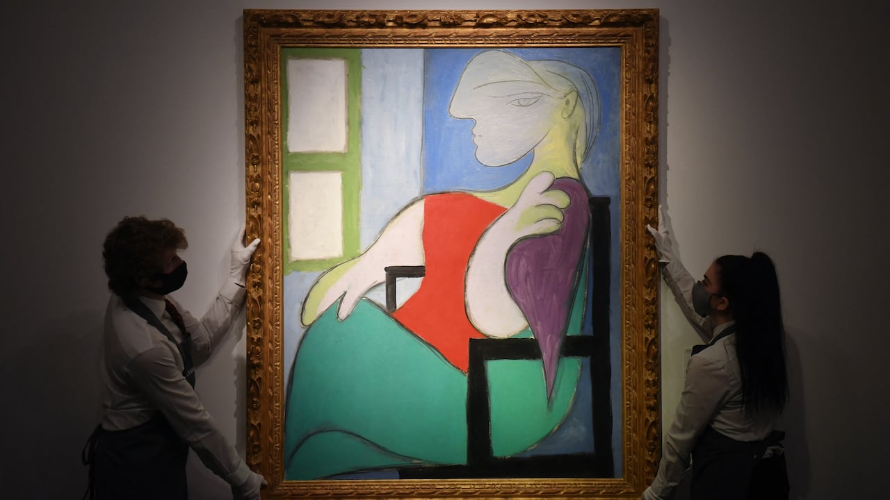 'Femme assise près d'une fenêtre (Marie-Thérèse)' de Pablo Picasso