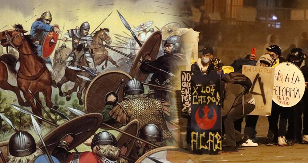 El apelativo con el que se señala a quienes cometen desmanes durante el actual paro nacional, proviene de un antiguo pueblo guerrero en el centro y este de Europa.