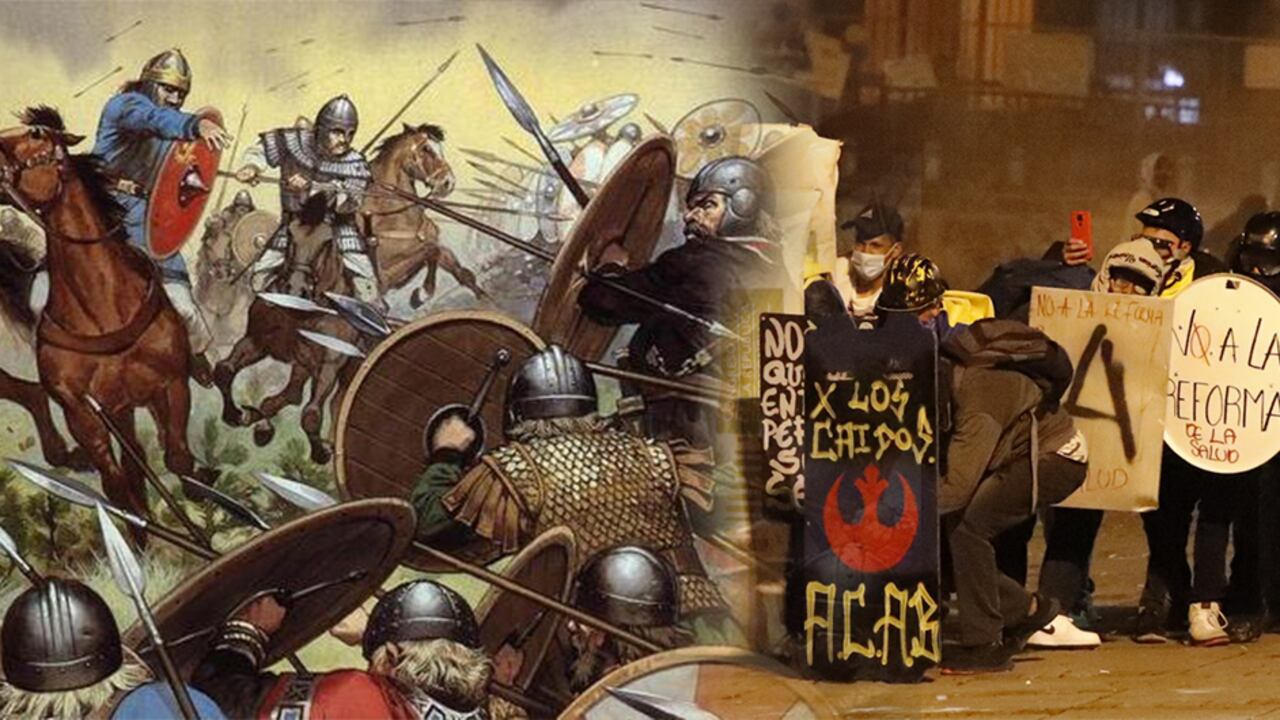 El apelativo con el que se señala a quienes cometen desmanes durante el actual paro nacional, proviene de un antiguo pueblo guerrero en el centro y este de Europa.