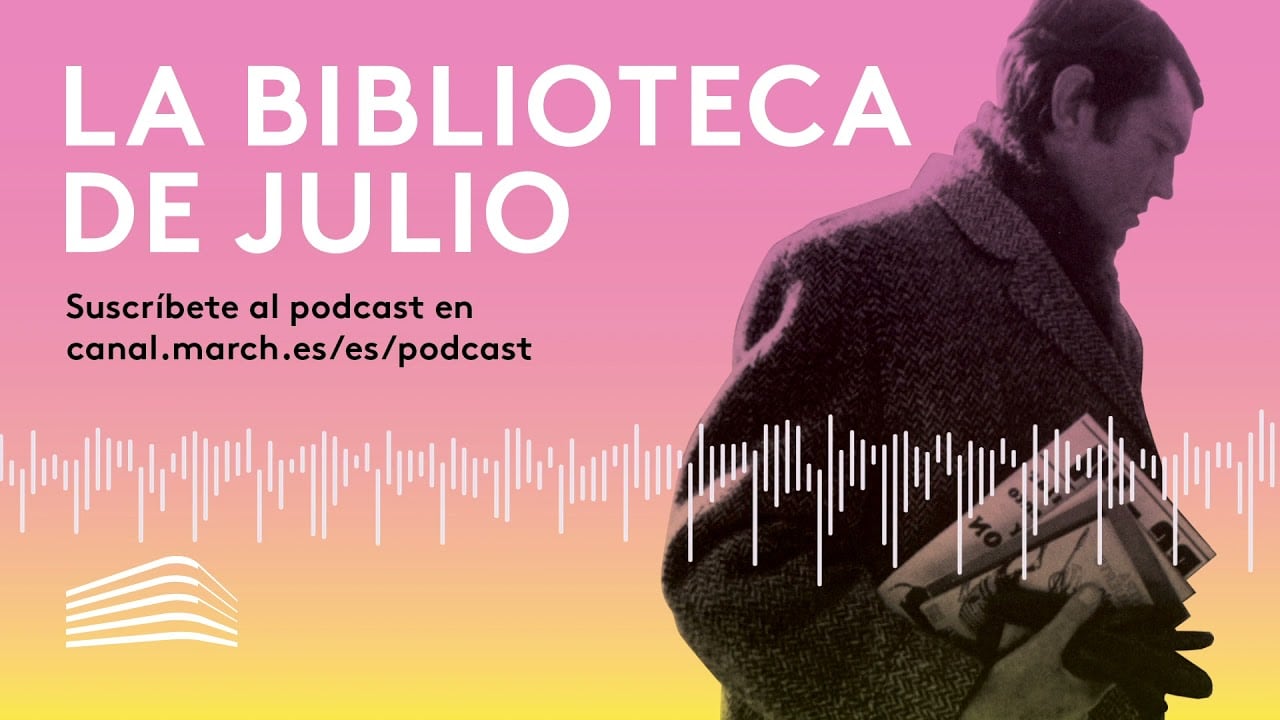 Imagen del nuevo poscast de la Fundación Juan March sobre Julio Cortázar y su biblioteca.