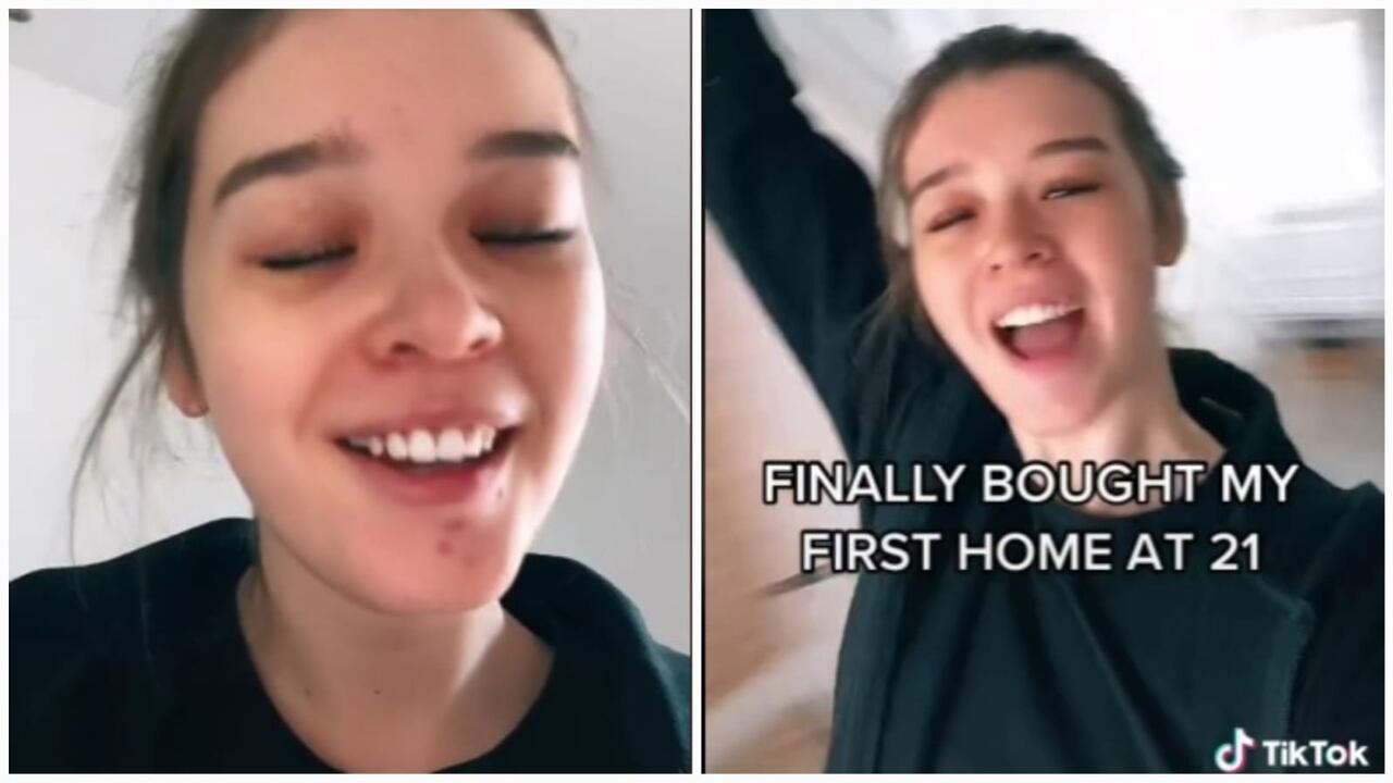 Tiktoker compartió cómo compró su casa antes de los 25 años.