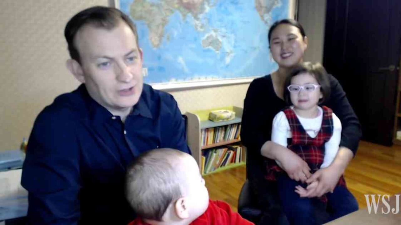 El profesor Kelly y su familia.