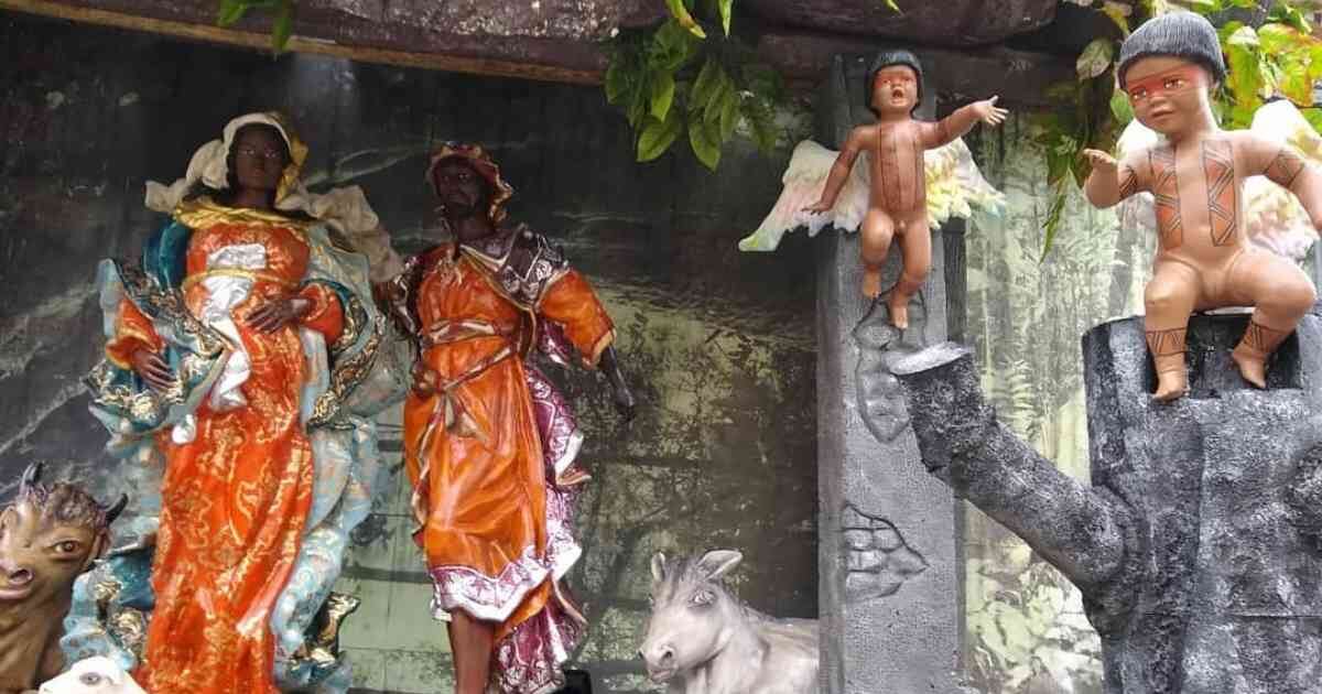 Cada pesebre depende de la cultura y creencia religiosa de las personas.  Foto: tomada de Twitter de Emerson Menezes (@Emersonm72) 