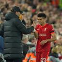 Luis Díaz y Jürgen Klopp