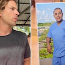 El médico colombiano, Edwin Arrieta, (derecha) asesinado presuntamente a manos del español, Daniel Sancho (izquierda).