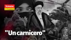El Control al presidente de Irán, Ebrahim Raisi: "Un carnicero".