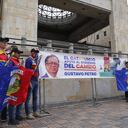 Fecode, manifestación frente a la Corte Suprema de Justicia, convocada por el Presidente Gustavo Petro