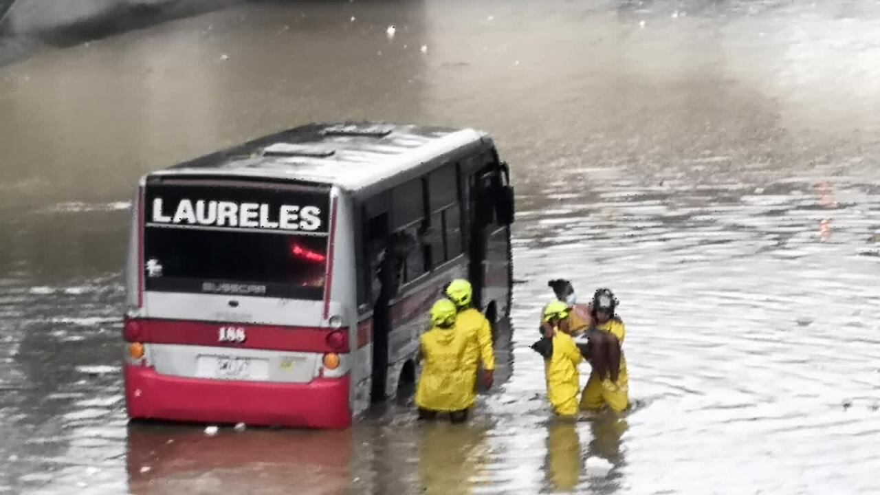 Emergencias por lluvias en Medellín.