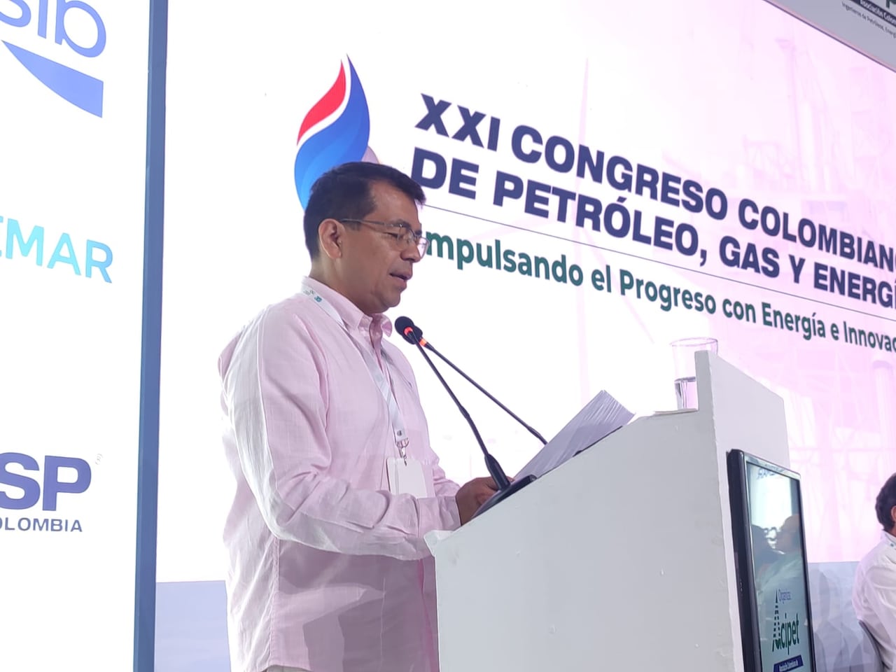 Óscar Rincón, director ejecutivo de Acipet, en el marco del XXI Congreso del Petróleo, Gas y Energía.