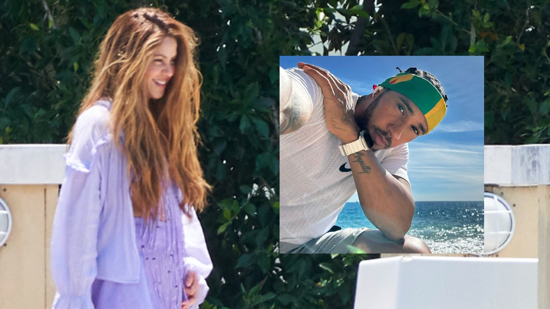 Críticas a Shakira por el bikini que usó con Lewis Hamilton.