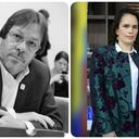 El magistrado del CNE, Cesar Lorduy y la ministra de Transporte, María Constanza García.