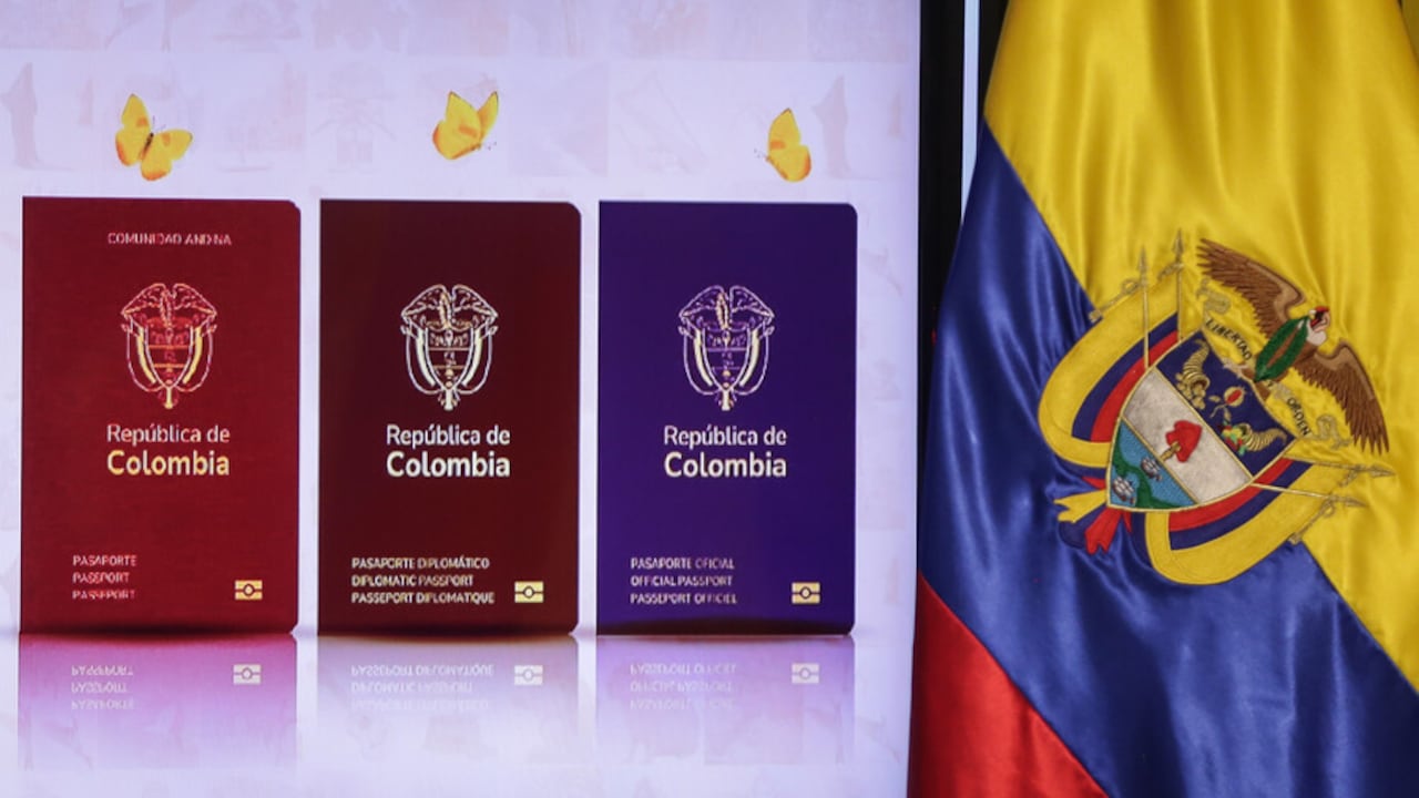 Presentación del nuevo pasaporte colombiano