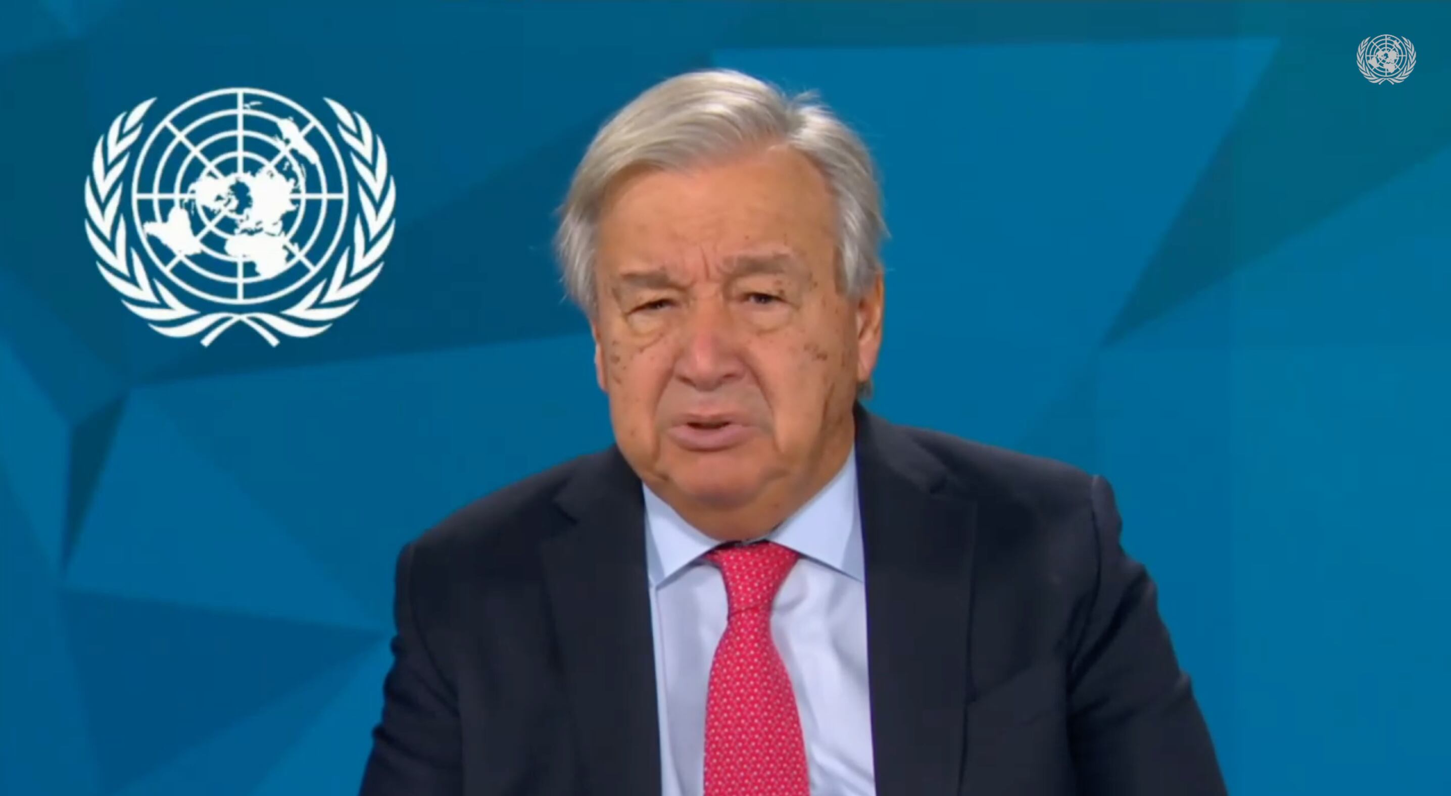 António Guterres, secretario general de la ONU.