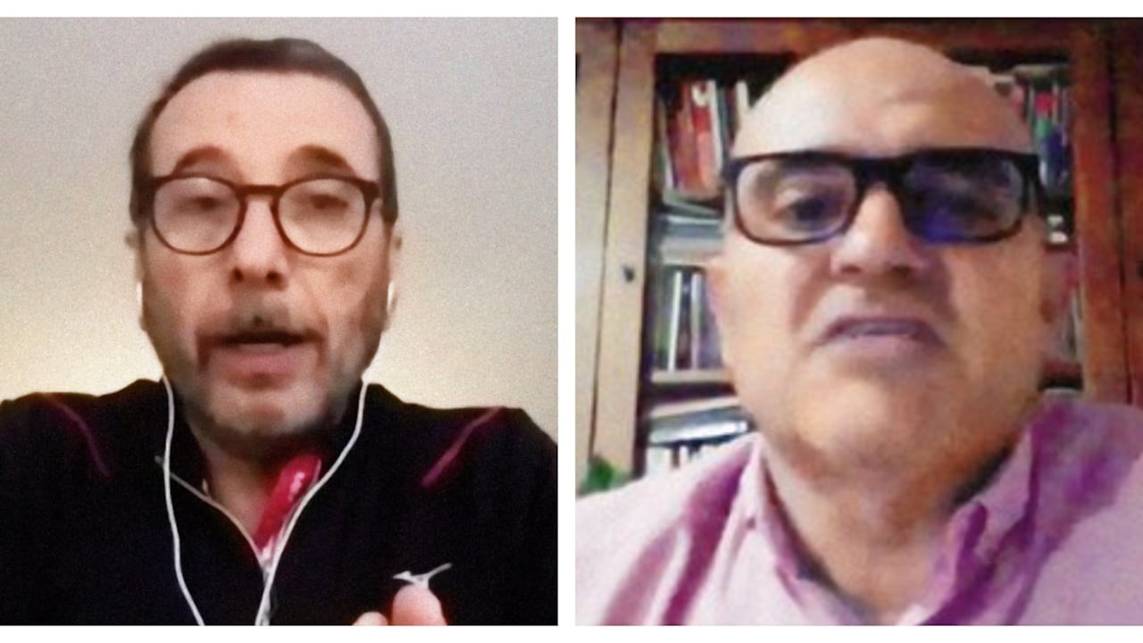 Vinicio Alvarado (izq.) y Xavier Vendrell