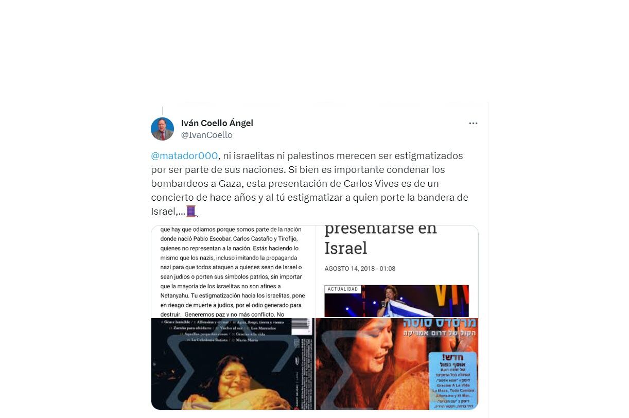 Matador publicó una foto del samario con la bandera que provocó apoyos e indignación.