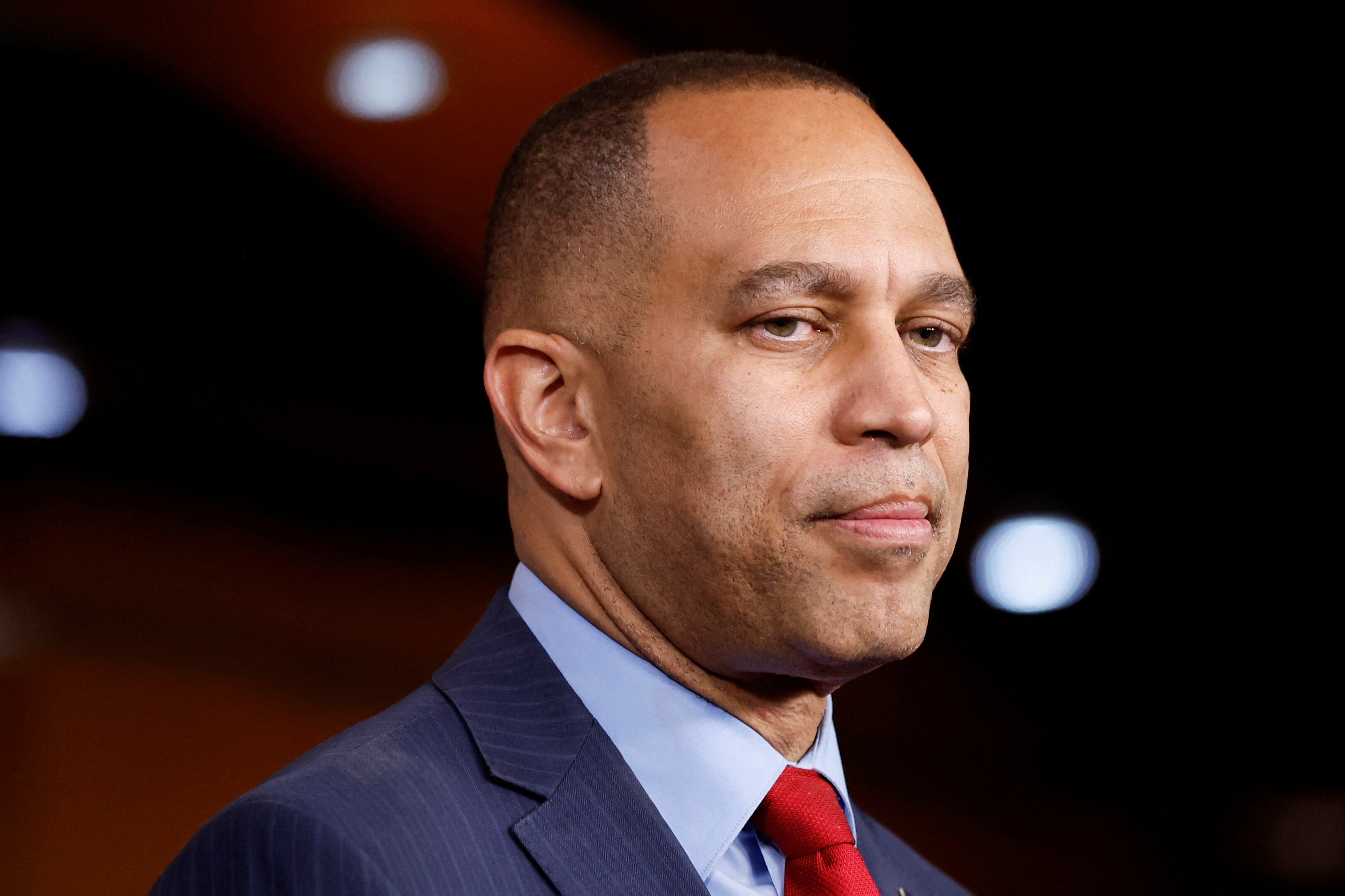 Archivo del líder demócrata en la Cámara de Representantes de los Estados Unidos, Hakeem Jeffries.