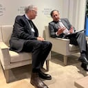 Gustavo Petro y Bill Gates.