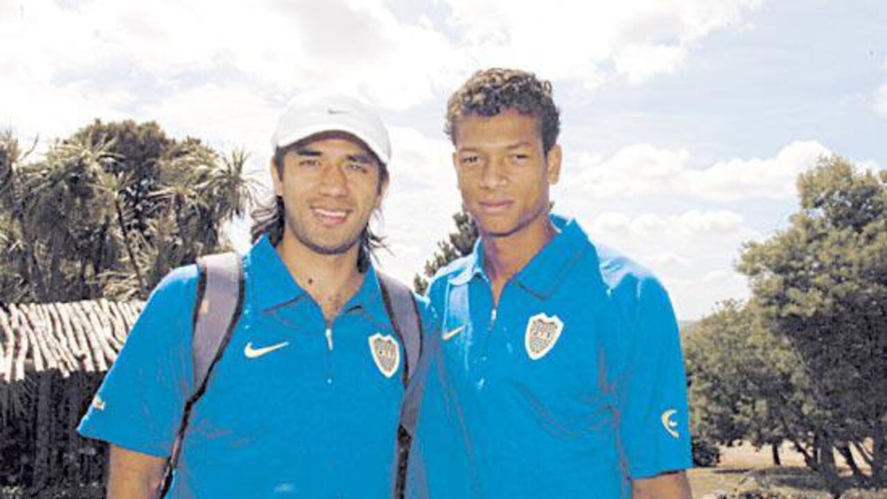 Fabián Vargas y Fredy Guarin