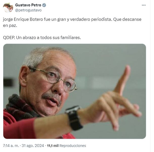 Muerte de Jorge Enrique Botero