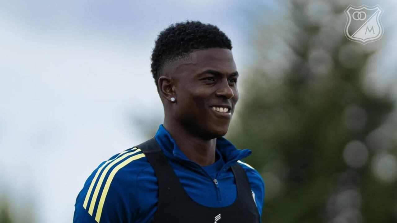 Néiser Villarreal, delantero de Millonarios y la Selección Colombia Sub-20.