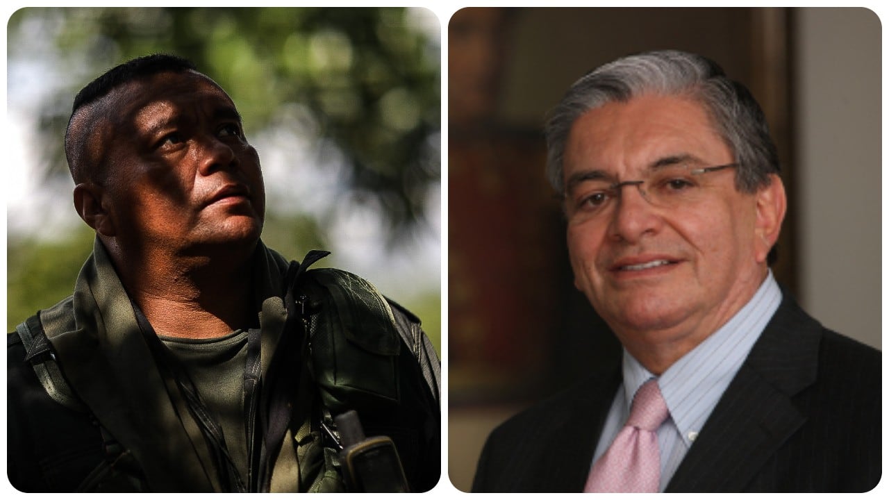 Alias Calarcá y Fabio Valencia Cossio.