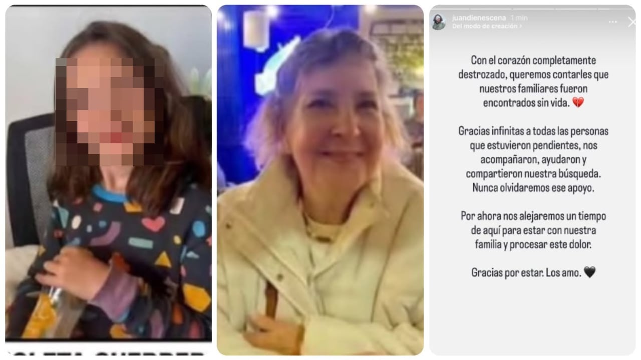 Violeta y su abuela estaban sepultadas por los escombros.