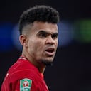 Díaz ya consiguió su primer título en Inglaterra, la Copa de la Liga frente al Chelsea