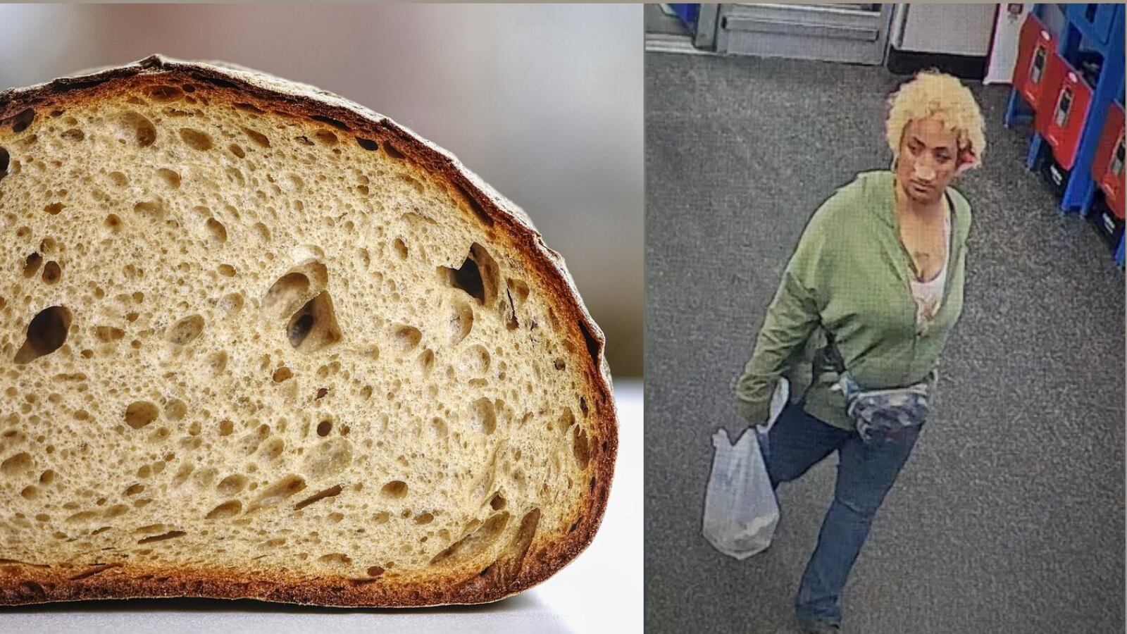 Sospechosa arrestada por las autoridades de Biloxi, Misisipi, acusada de ocultar cuchillas de afeitar en panes vendidos en tiendas Walmart, según informó la policía local.