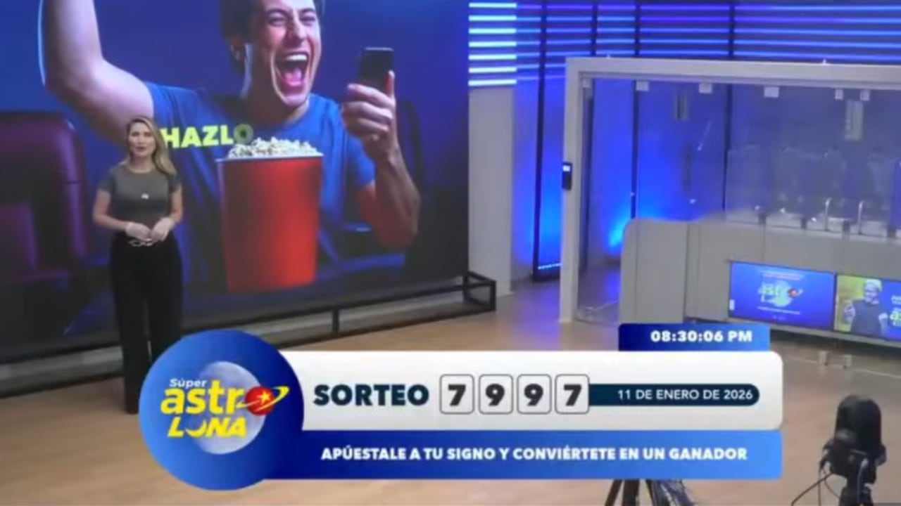 Número y signo ganador del Super Astro Luna del 11 de enero del 2026