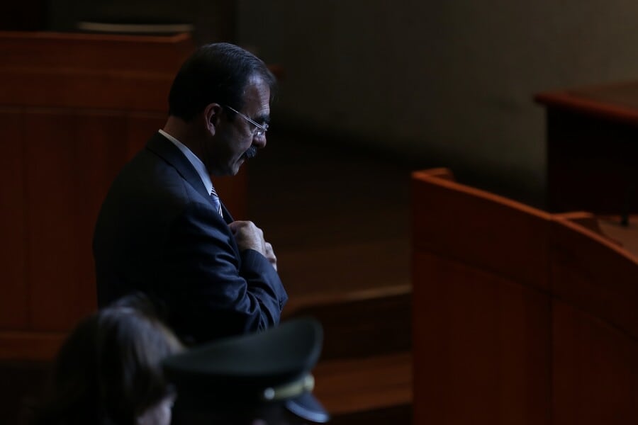 El exdirector de la Policía Nacional, general (r) Rodolfo Palomino fue condenado a siete años de prisión.