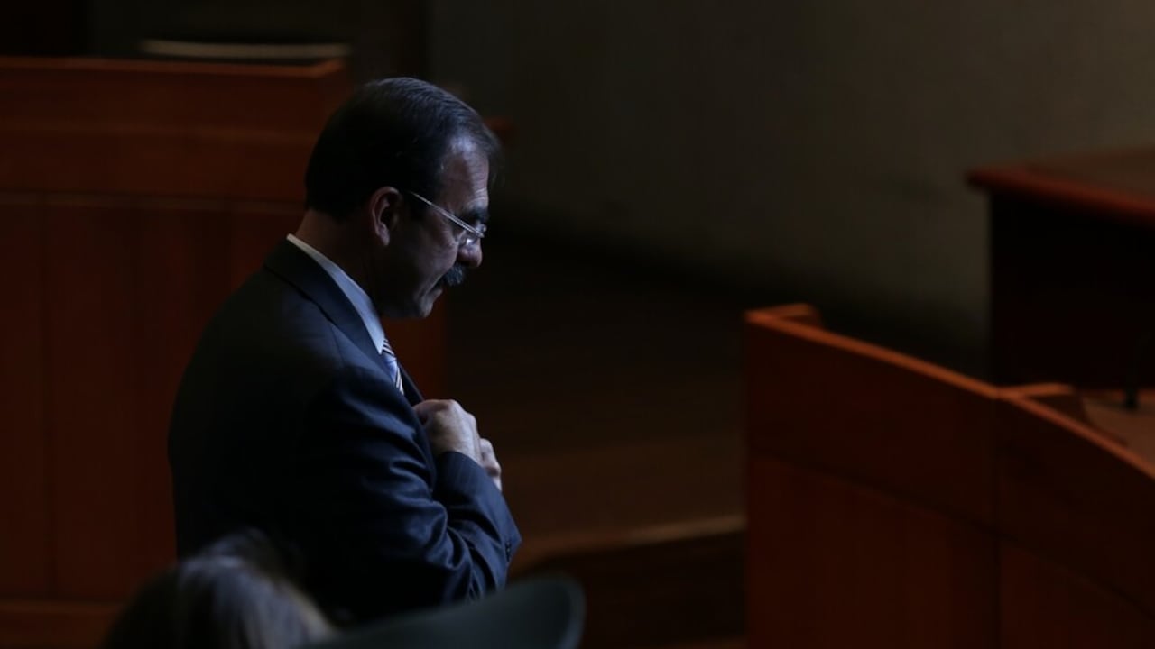 El exdirector de la Policía Nacional, general (r) Rodolfo Palomino fue condenado a siete años de prisión.