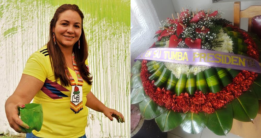 Rosa Talero ha recibido múltiples anónimos amenazantes, además de agresiones verbales y físicas por enfrentarse a las bandas delincuenciales del barrio Gustavo Restrepo. Para protegerse solo tiene un chaleco antibalas y un teléfono móvil.