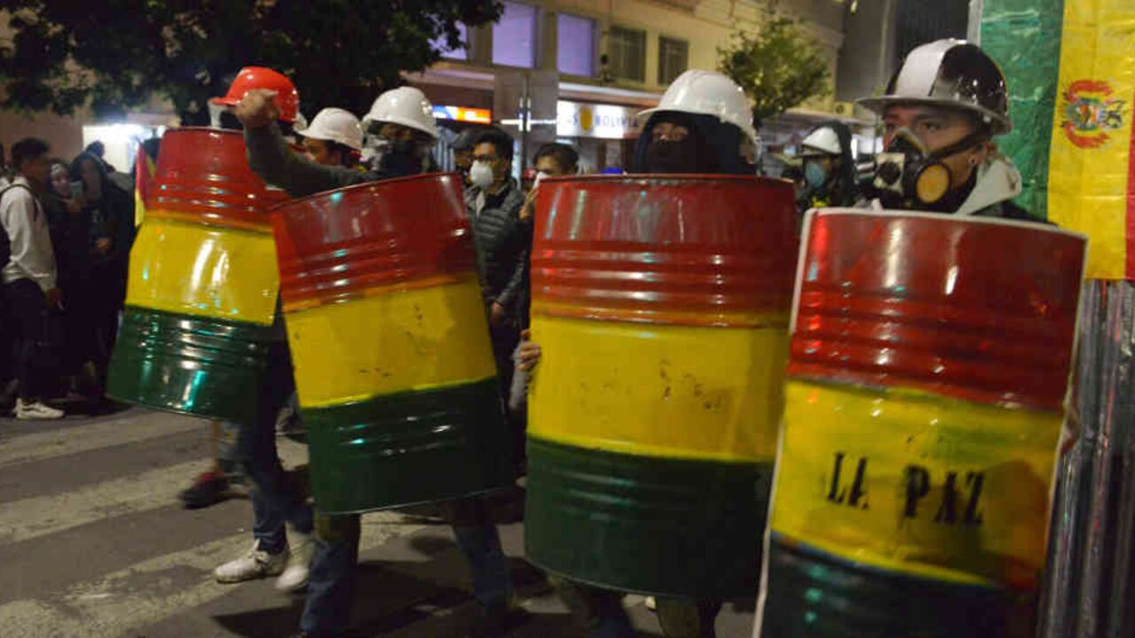 Desde los pasado comicios del 20 de octubre ha protestas en Bolivia, a las que ahora se sumó la Policía.