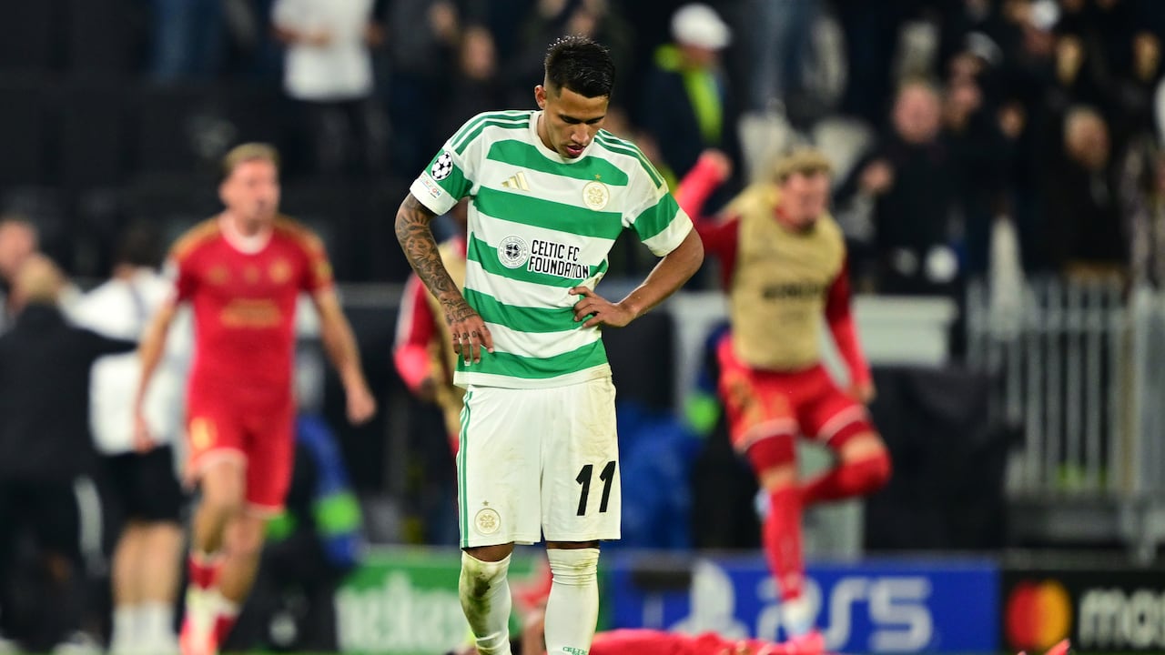 Camilo Durán con el Celtic.