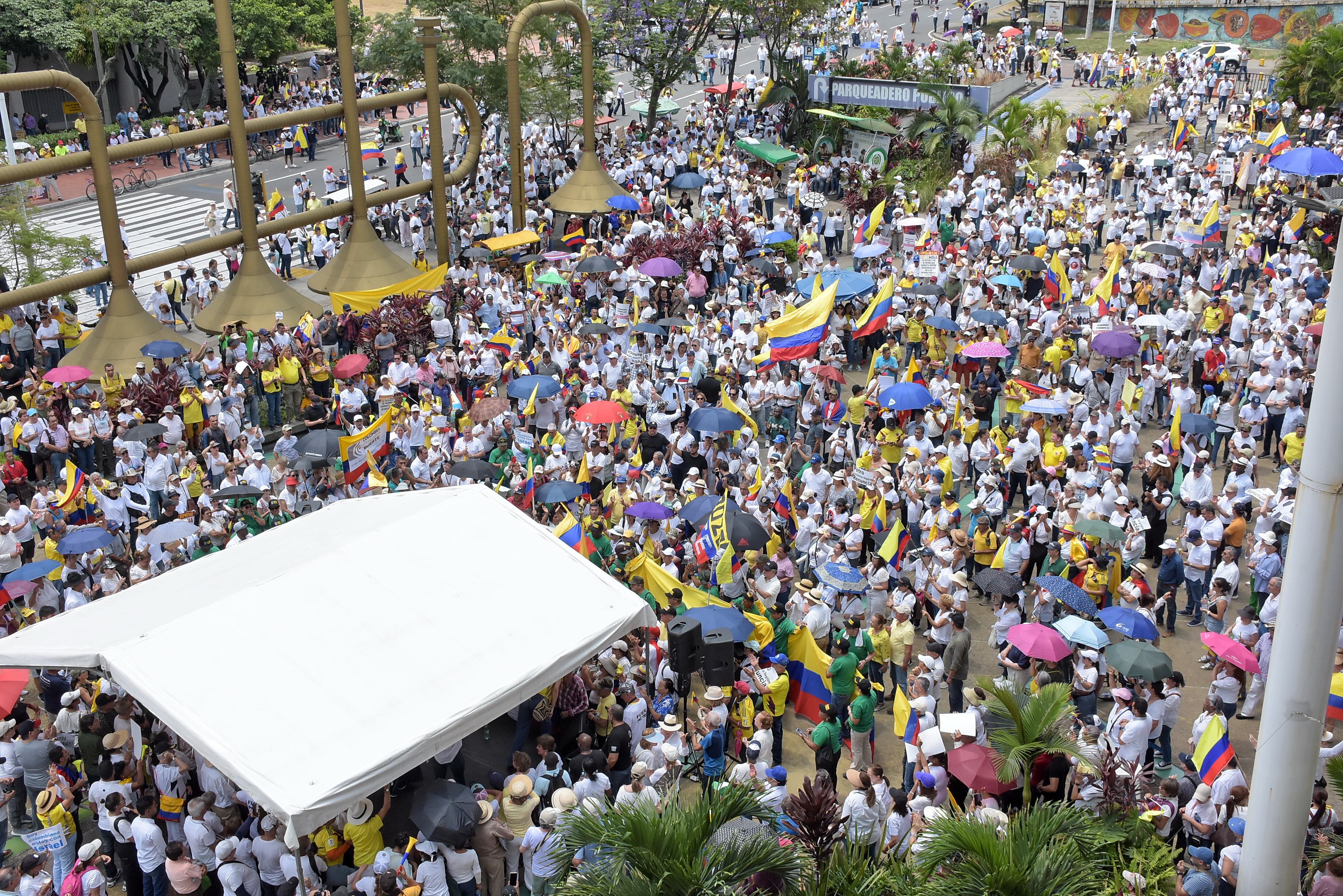 Marchas en contra de las reformas del gobierno del Presidente Gustavo Petro.