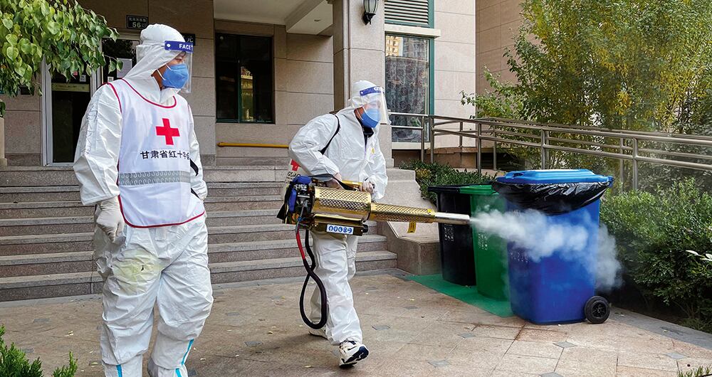 4 millones de personas fueron confinadas en China. Foto: AFP