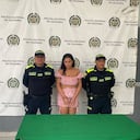 Mujer capturada por el delito de violencia intrafamiliar en Barranquilla.