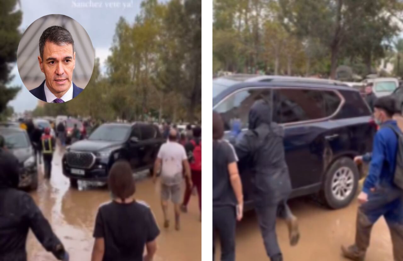 El automóvil presidencial de Pedro Sánchez quedó marcado por la violencia tras una intensa protesta en Paiporta, donde los manifestantes hicieron sentir su indignación de manera contundente.