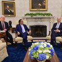 BOGOTÁ 20 de abril de 2023. Reunión entre los presidentes de Colombia, Gustavo Petro, y de Estados Unidos, Joe Biden. (Presidencia de Colombia)