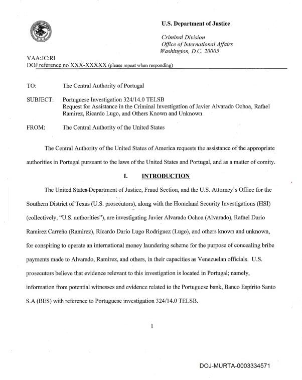 Estados Unidos investiga al exministro de petróleos de Venezuela por el escándalo de PDVSA.