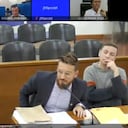 Jhonier Leal en audiencia.