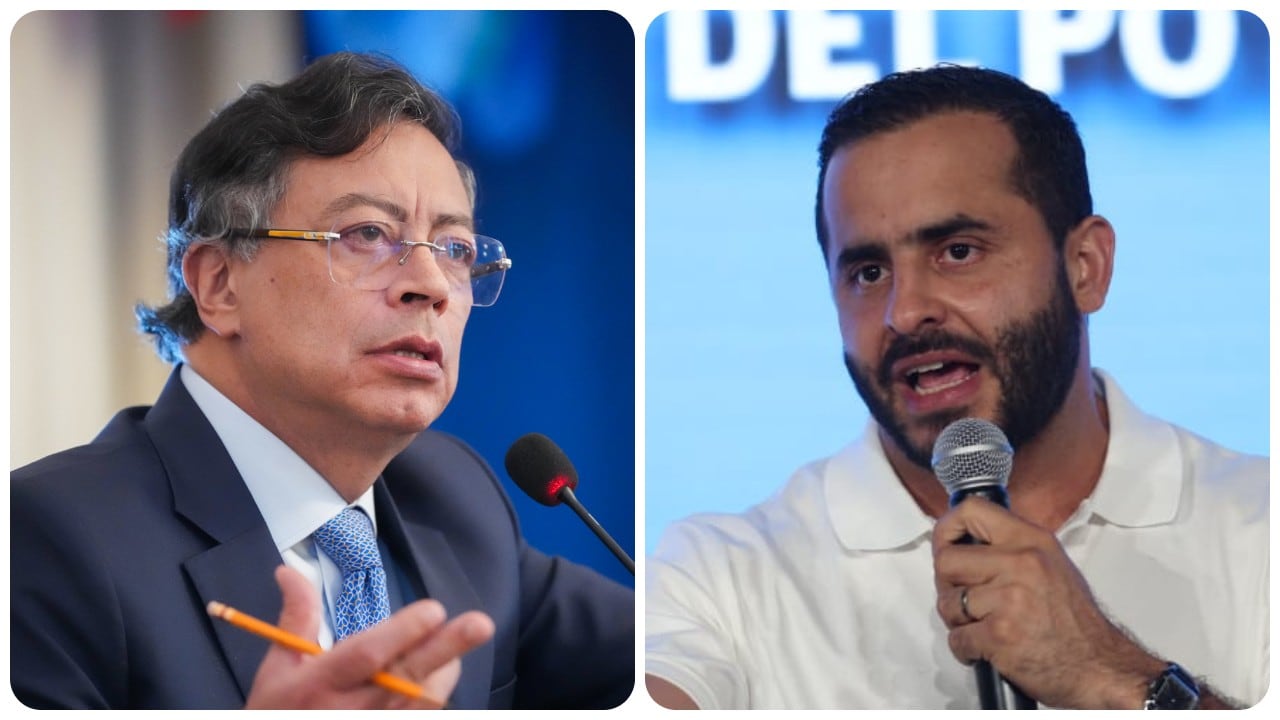 El presidente de Colombia, Gustavo Petro, y el gobernador de Córdoba, Erasmo Zuleta.