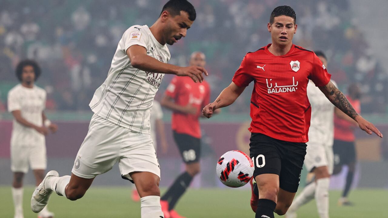 El colombiano fue titular en la final de la Copa del Emir frente al Al-Sadd