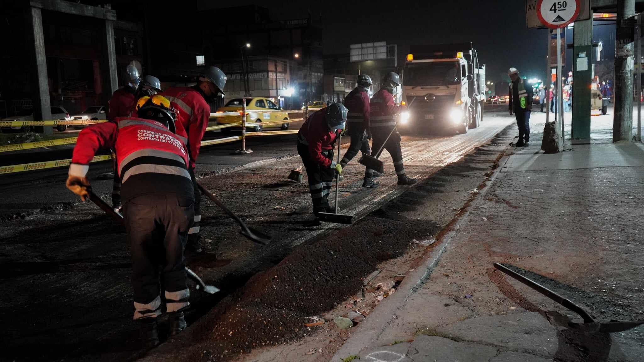 Mantenimiento infraestructura vial en Bogotá