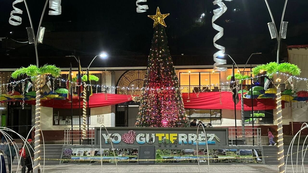 Navidad en Gutiérrez, Cundinamarca.