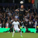 El colombiano Luis Sinisterra jugó 89 minutos en la derrota del Leeds ante el Arsenal. Foto: AFP.