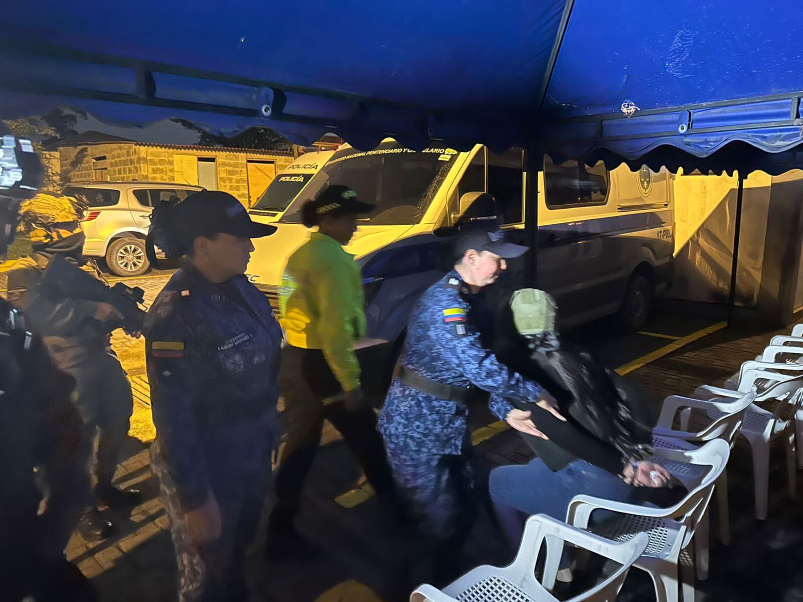 La ex congresista, Aida Merlano, llegó este viernes a la cárcel El Buen Pastor, en Bogotá, donde cumplirá las dos condenas que tiene pendientes por delitos electorales.