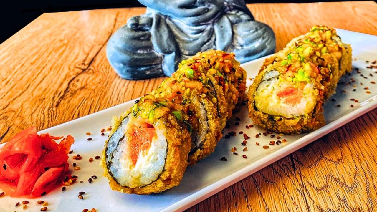 Daruma Maki: plato participante del restaurante bogotano Wok for Lunch en este Sushi Fest.